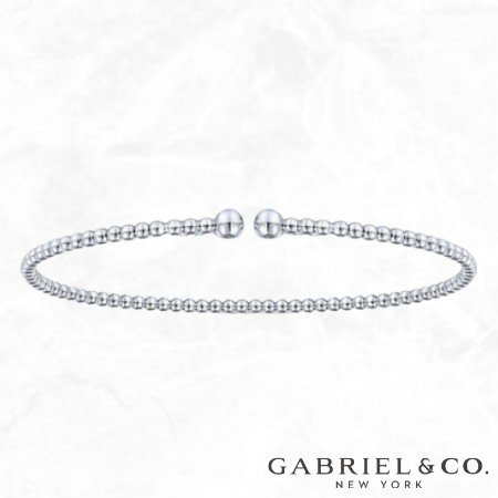 Gabriel & Co. 14k White Gold Bangle for sale Graduation Gift Fine Jewelry Canada True Bijoux