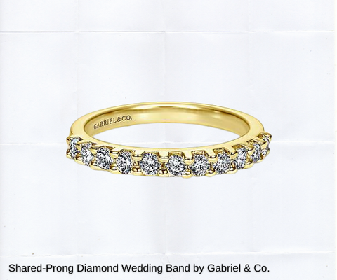 yellow gold shared prong diamond ring for sale wedding bands ottawa