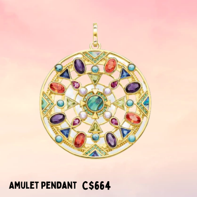 stunning gemstone amulet pendant for sale Canadian jeweler