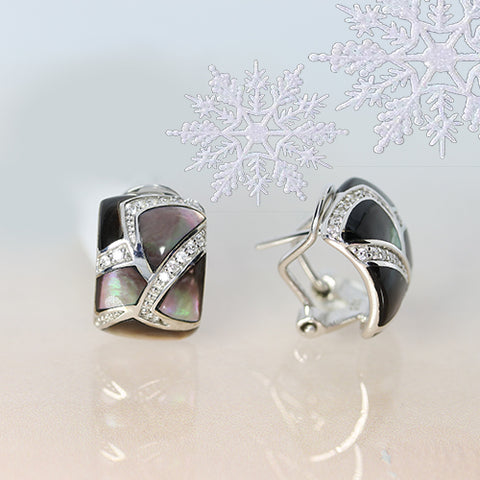 sterling silver mother of pearl earrings perfect gift this holiday ottawa