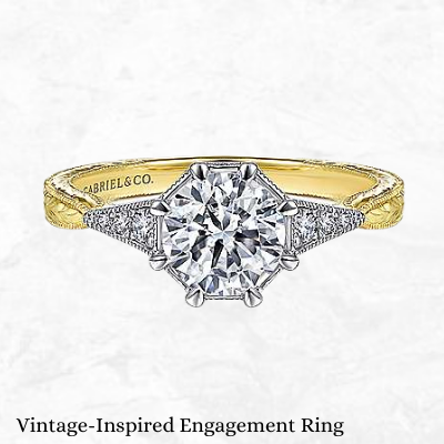 old european cut ring vintage style ring diamond rings for sale Ottawa