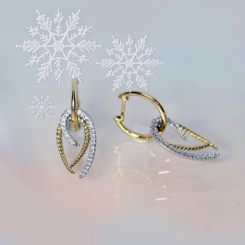 diamond earrings two tone clickers for sale ottawa piercings 