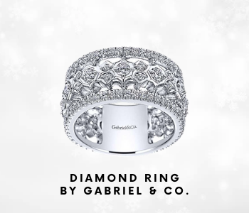 Gabriel & Co. 18KT White Gold Anniversary Ring