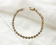 vintage preowned yellow gold beaded bracelet for sale ottawa