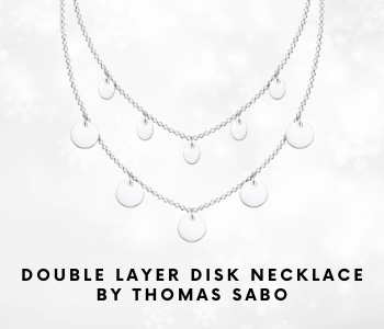 Thomas Sabo double layered sterling silver necklace
