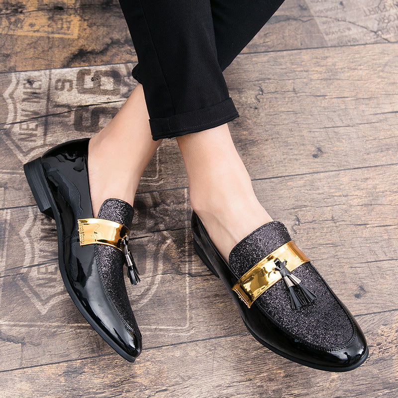 Gold Detailed Loafers – Dapper's Avenue
