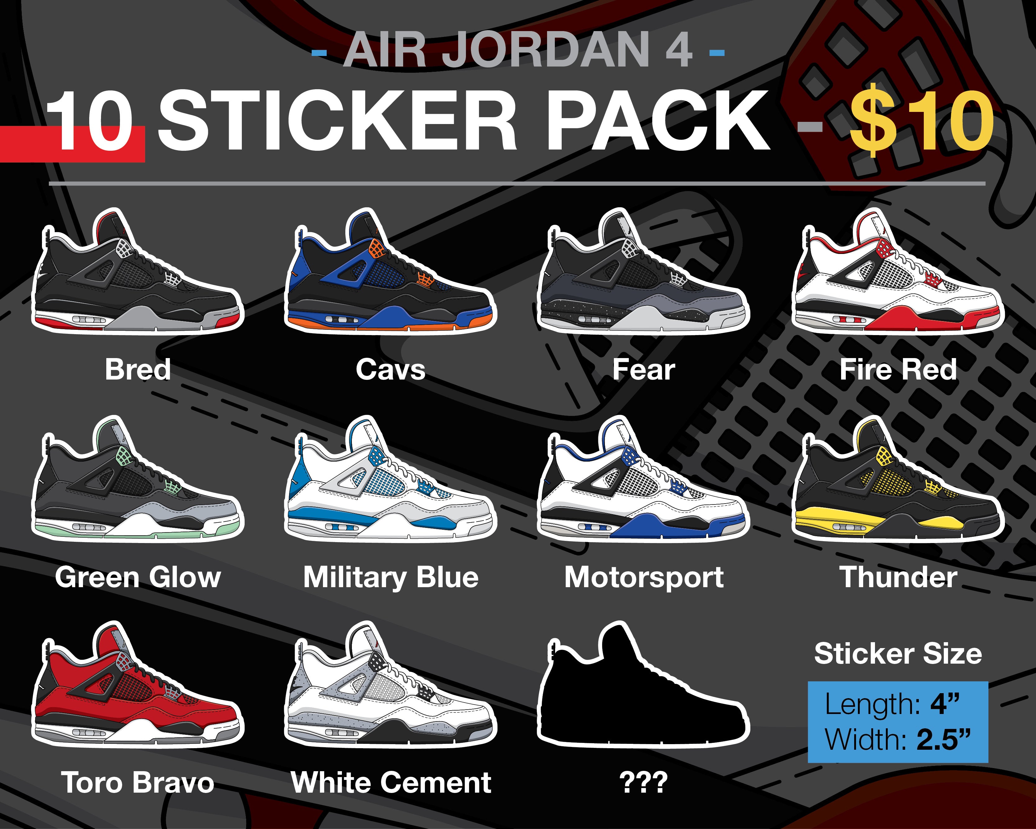 nike jordan sticker pack