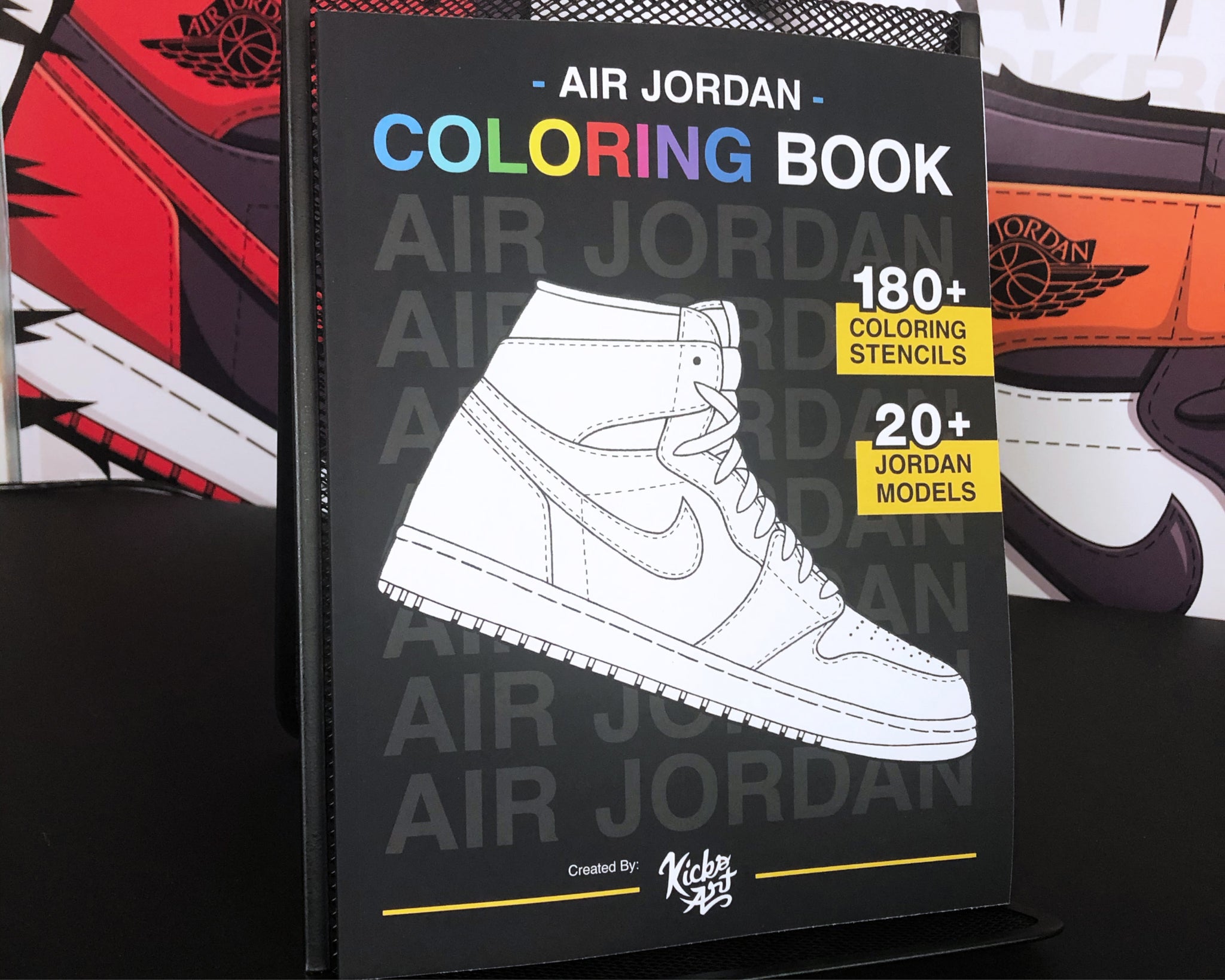 Download Air Jordan Coloring Book Created By Kicksart Kicksart Shop