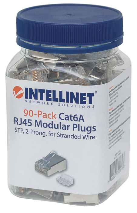 Cat8.1 40G Shielded Toolless RJ45 Modular Field Termination Plug –  Intellinet Europe