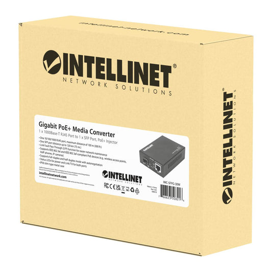 Intellinet Power over Ethernet (PoE) Injector (524179) – Intellinet Europe