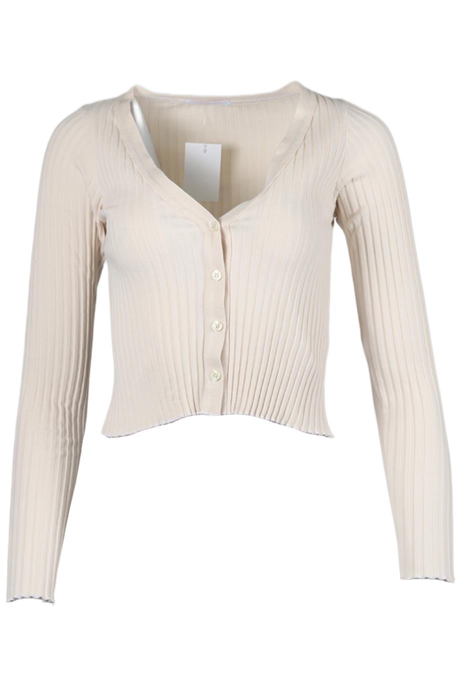 Image of JOHN ELLIOTT COTTON BLEND CARDIGAN SMALL