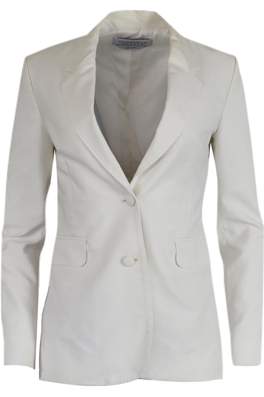 image of GABRIELA HEARST COTTON BLEND BLAZER IT 40 UK 8