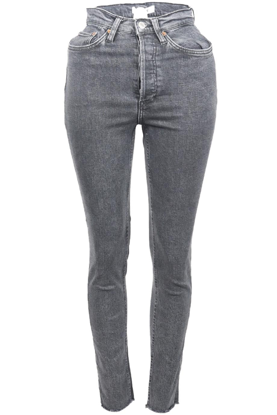 image of RE/DONE HIGH RISE SKINNY JEANS W24 UK 6