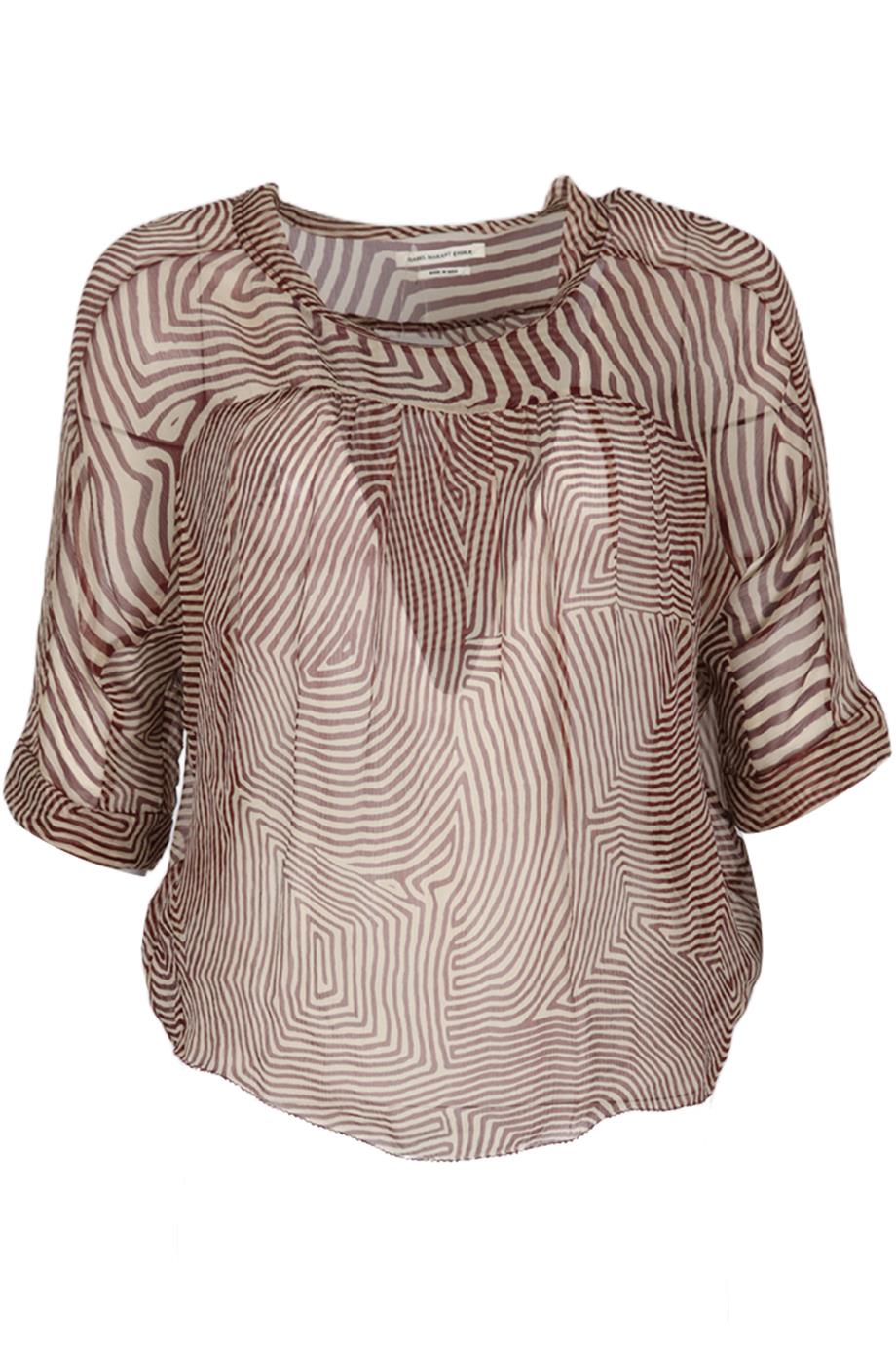 Image of ISABEL MARANT CASHMERE AND SILK BLEND SWEATER FR 34 UK 6