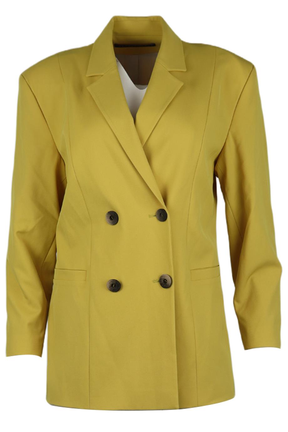 image of ZEYNAP ARCAY DOUBLE BREASTED WOOL BLAZER FR 36 UK 8