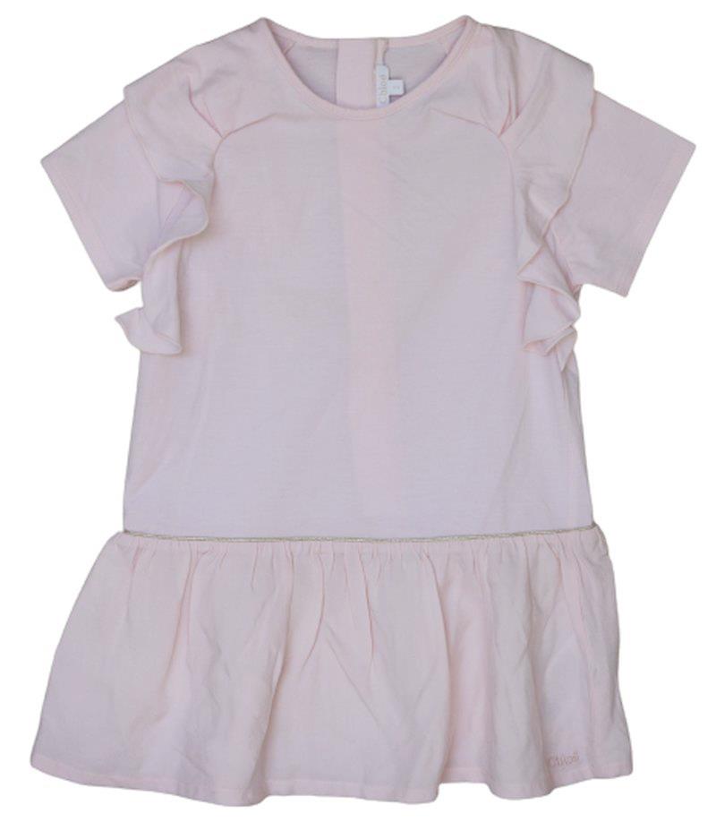 Image of CHLOE GIRLS PINK JERSEY DRESS 3 YEARS