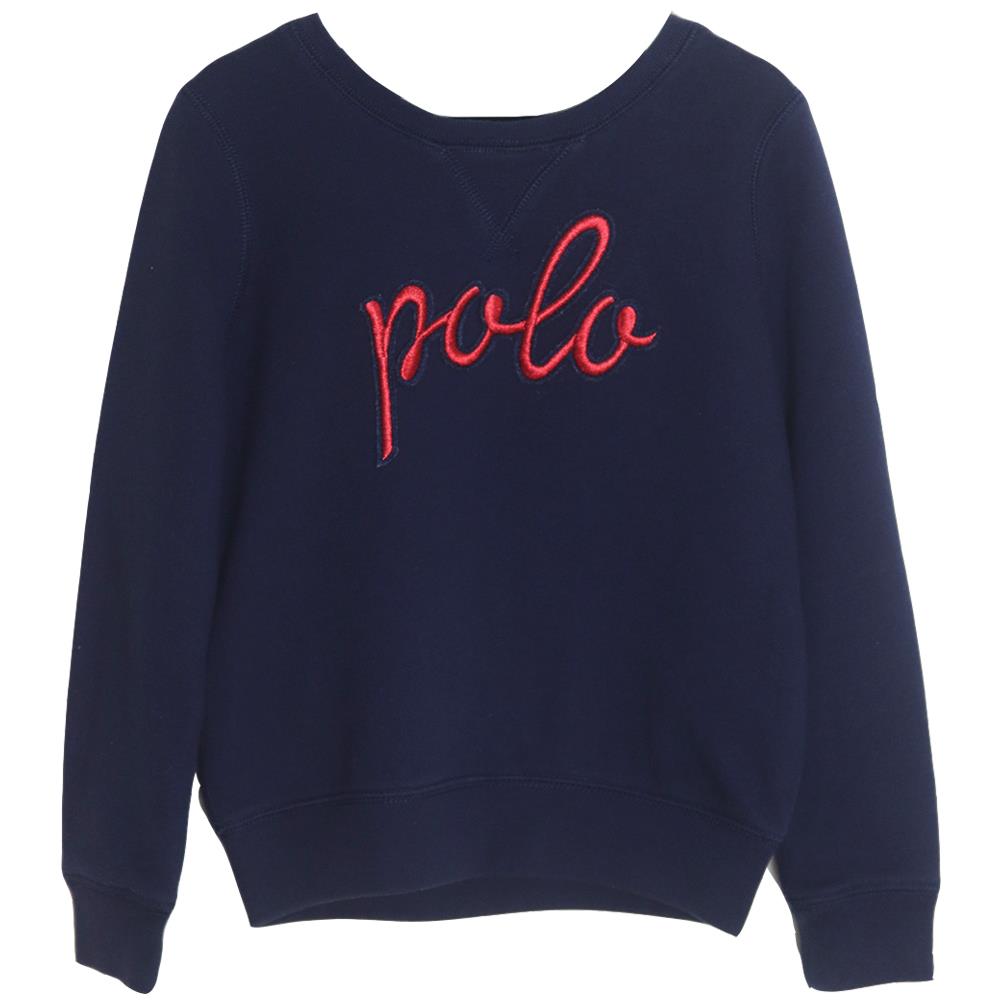 image of POLO RALPH LAUREN KIDS GIRLS COTTON SWEATSHIRT 6 YEARS