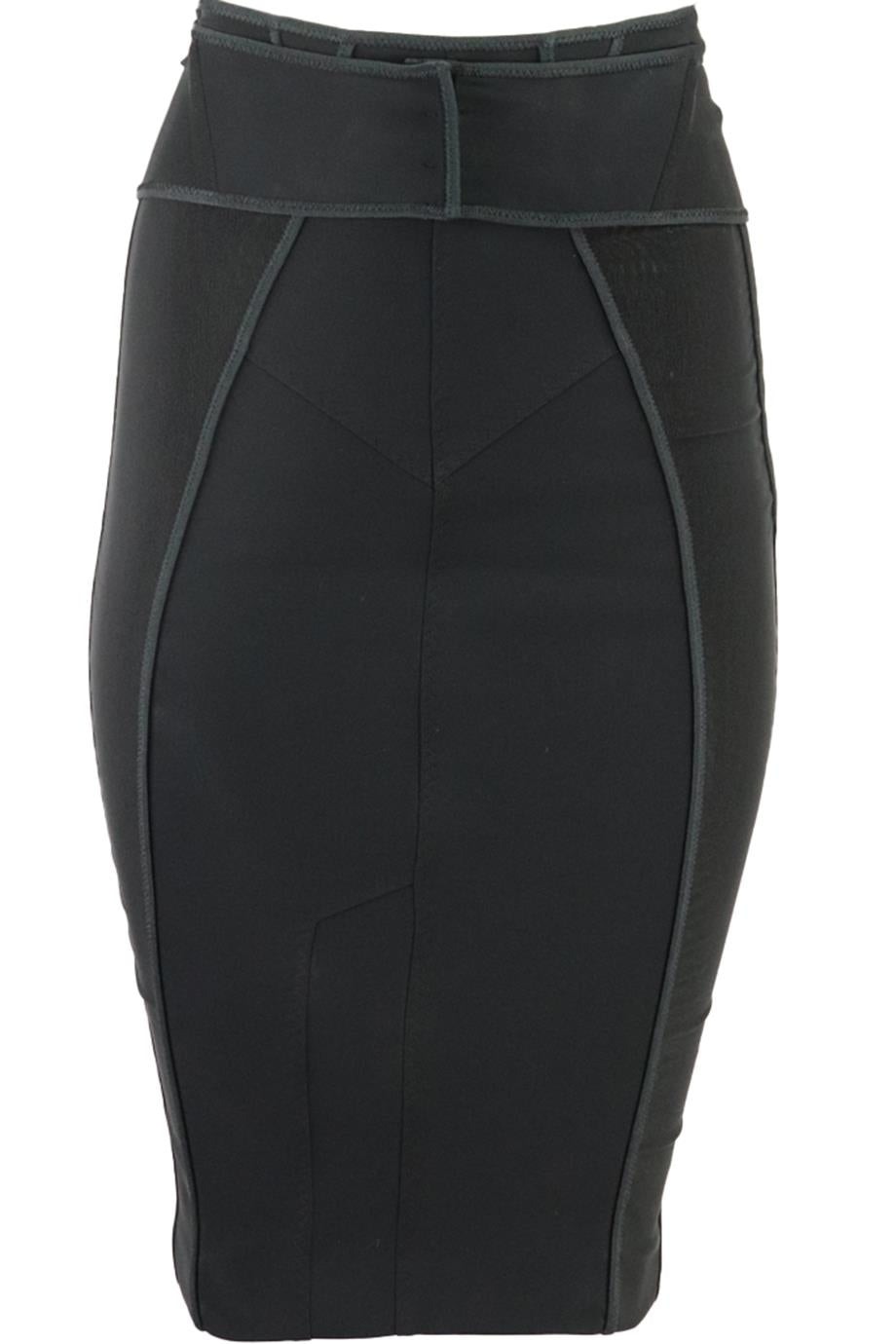 image of TOM FORD MESH AND JERSEY SKIRT IT 36 UK 4