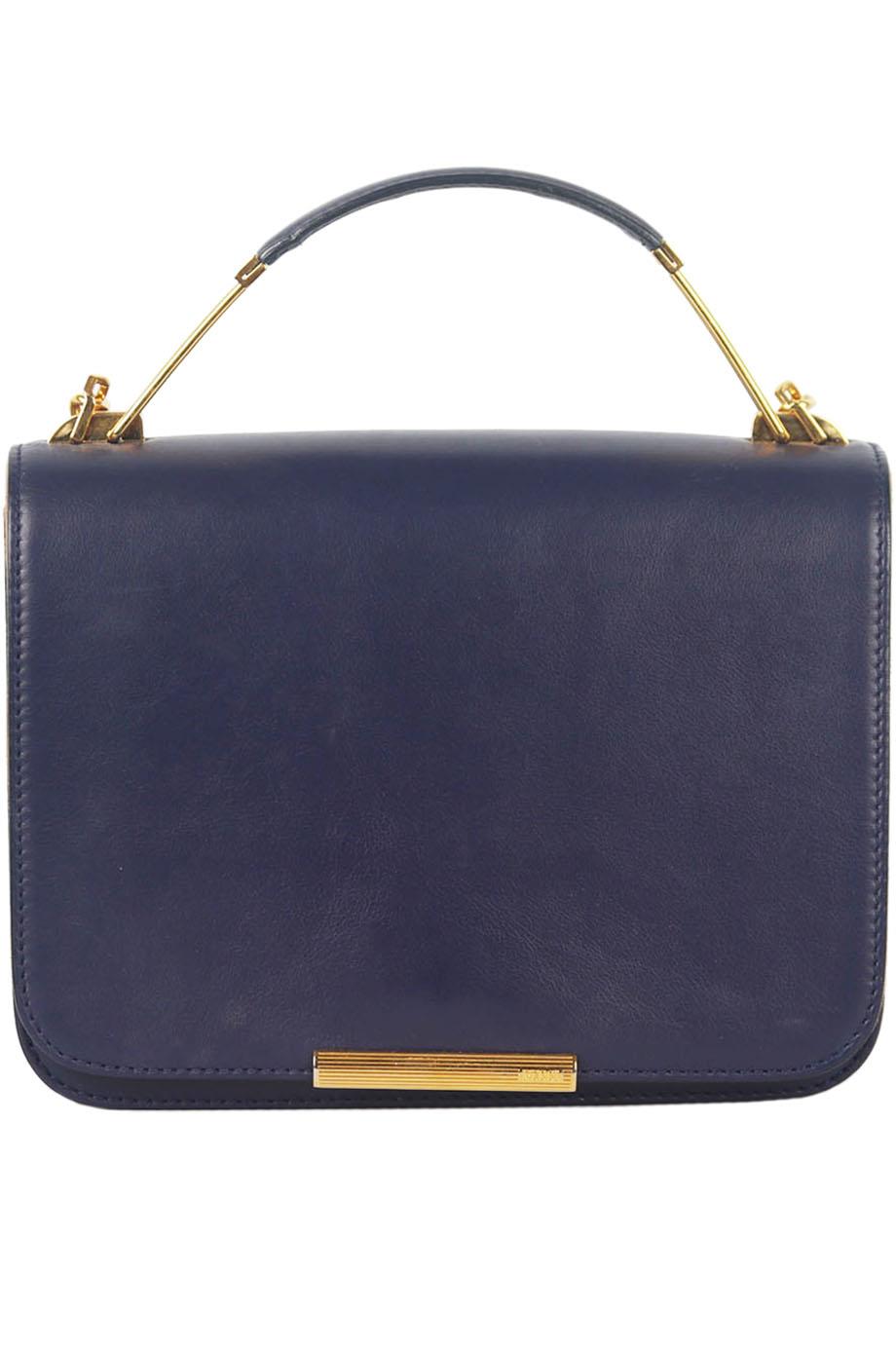 image of EMILIO PUCCI NEWTON LEATHER SHOULDER BAG