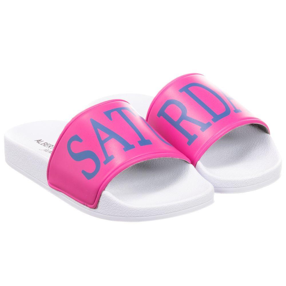 Image of ALBERTA FERRETTI KIDS GIRLS SATURDAY SLIDES EU 28 UK 10