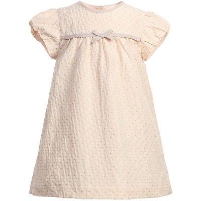 Image of MARIE CHANTAL BABY PALE PEACH TAFFETA DRESS 18 MONTHS