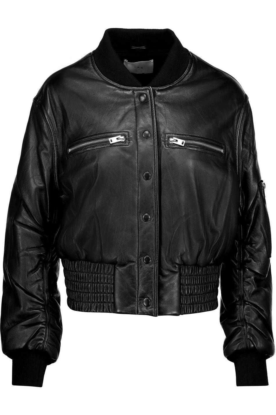 iro leather bomber jacket