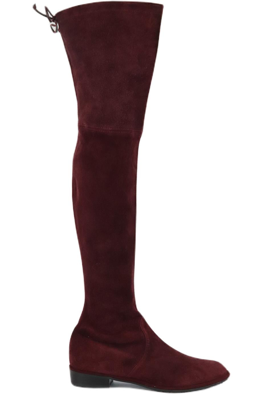 image of STUART WEITZMAN STRETCH SUEDE OVER THE KNEE BOOTS EU 37 UK 4 US 7