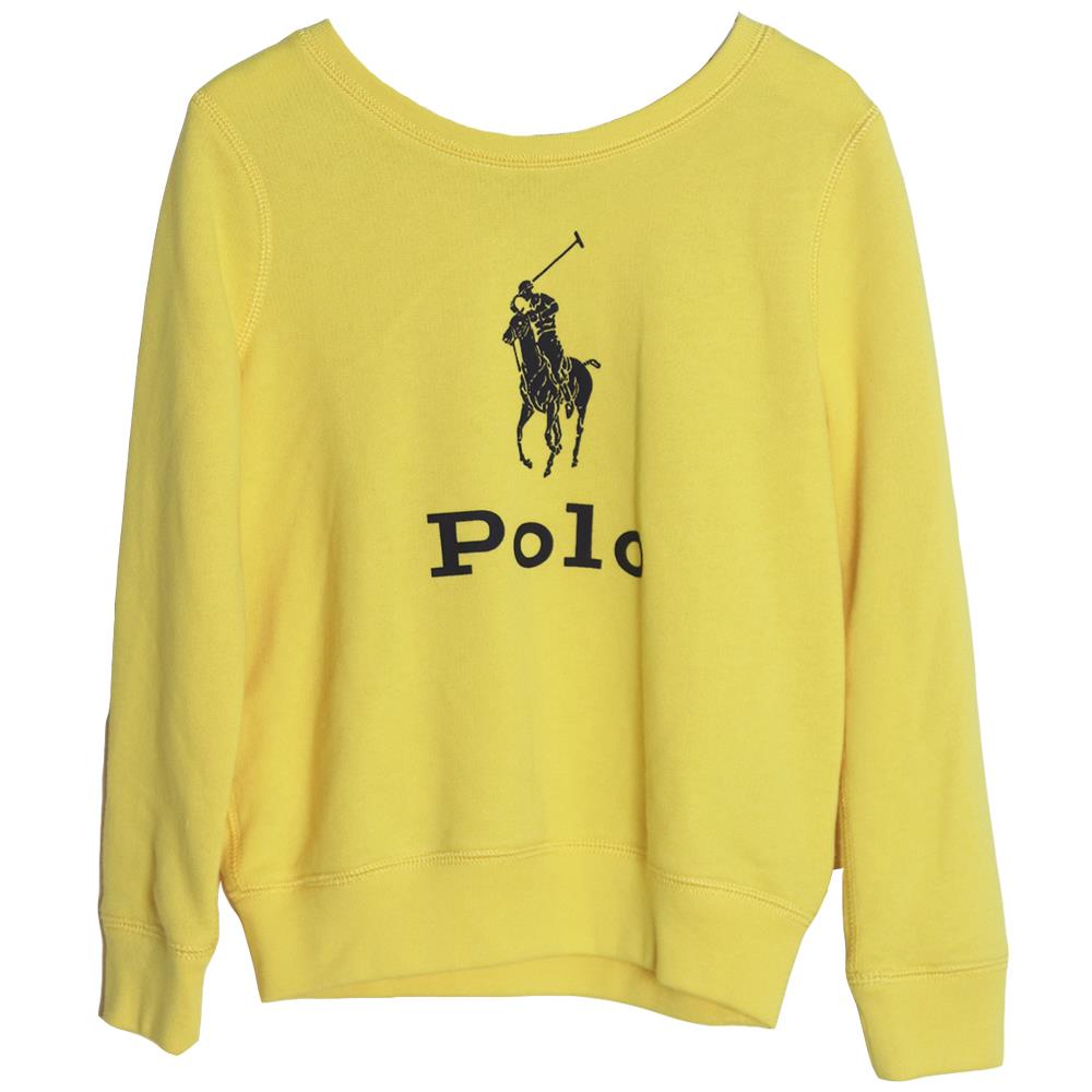 image of POLO RALPH LAUREN KIDS GIRLS COTTON SWEATSHIRT 6 YEARS