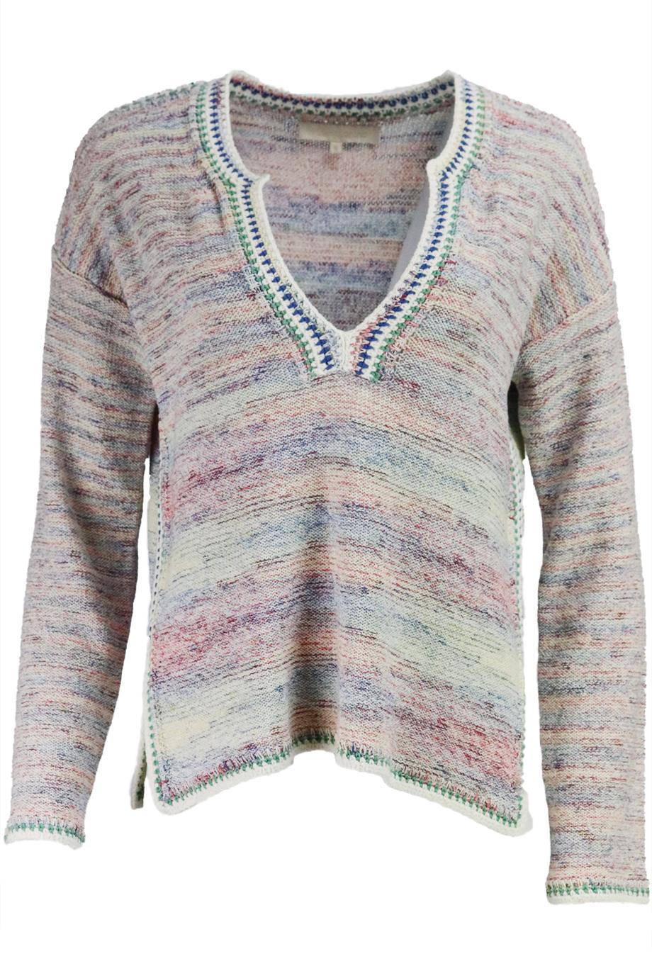 Image of VANESSA BRUNO MÉLANGE KNITTED SWEATER MEDIUM