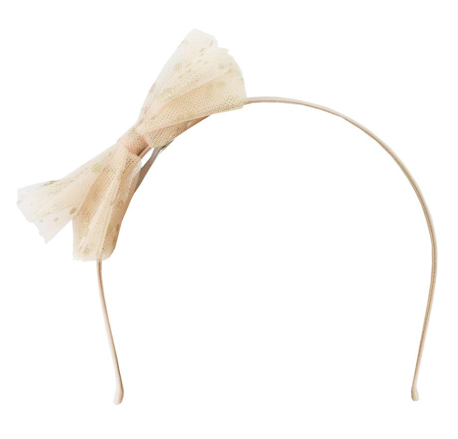 image of CHRISTIAN DIOR KIDS GIRLS BOW HEADBAND