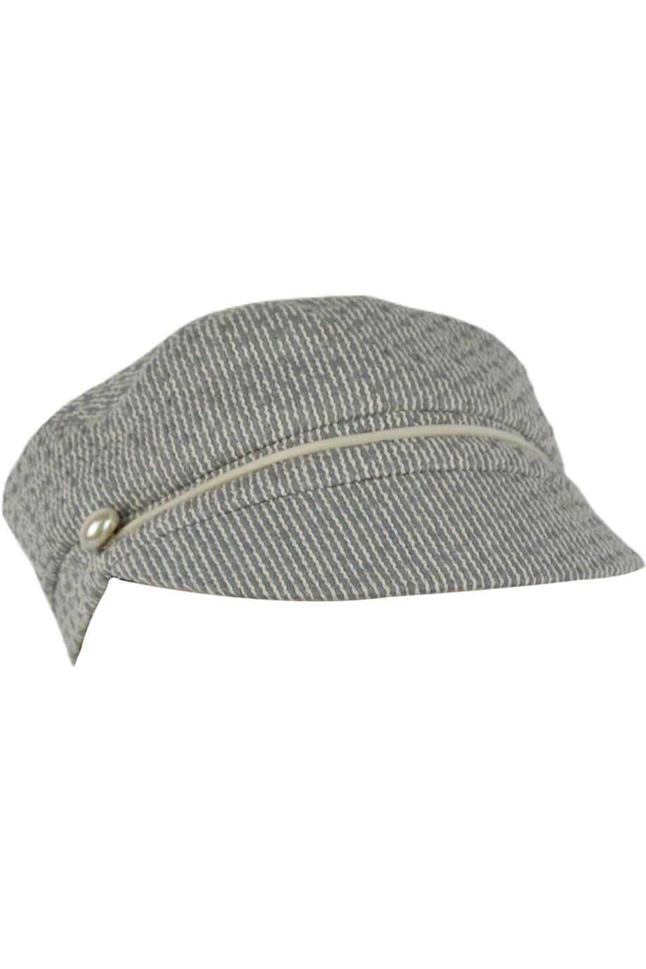 image of EUGENIA KIM COTTON BLEND TWEED CAP ONE SIZE