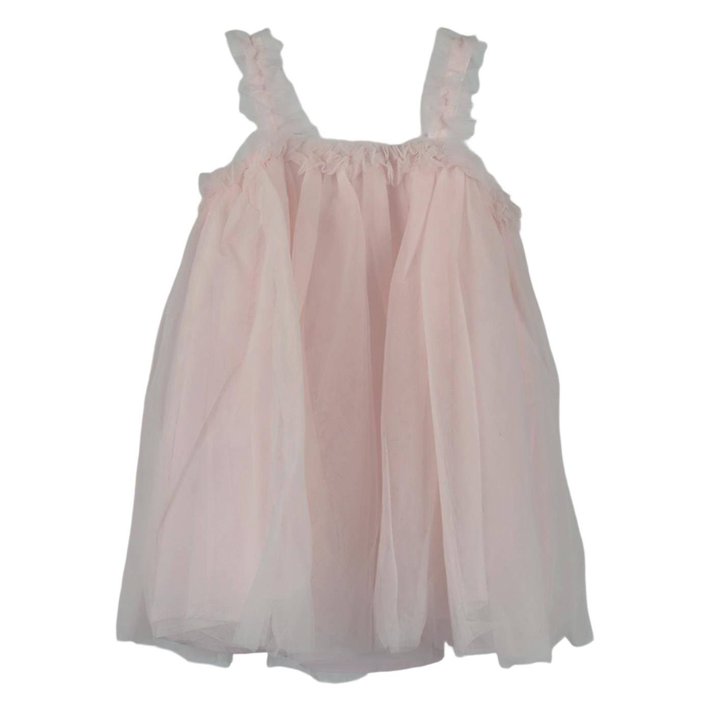 image of MONNALISA BABY GIRLS TULLE DRESS 24 MONTHS