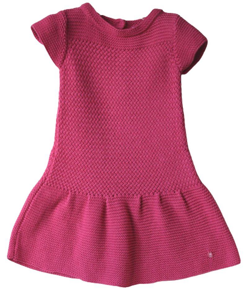 image of BABY DIOR PINK KNIT DRESS 9 MONTHS