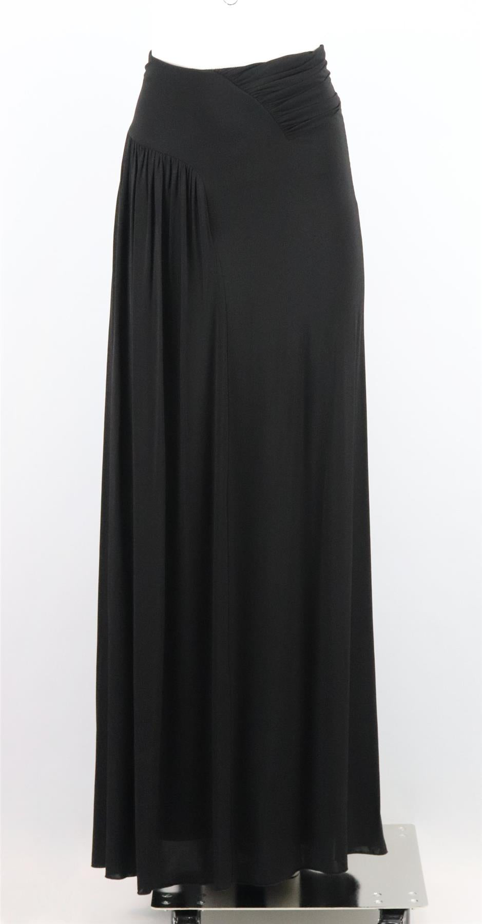 black jersey maxi skirt uk