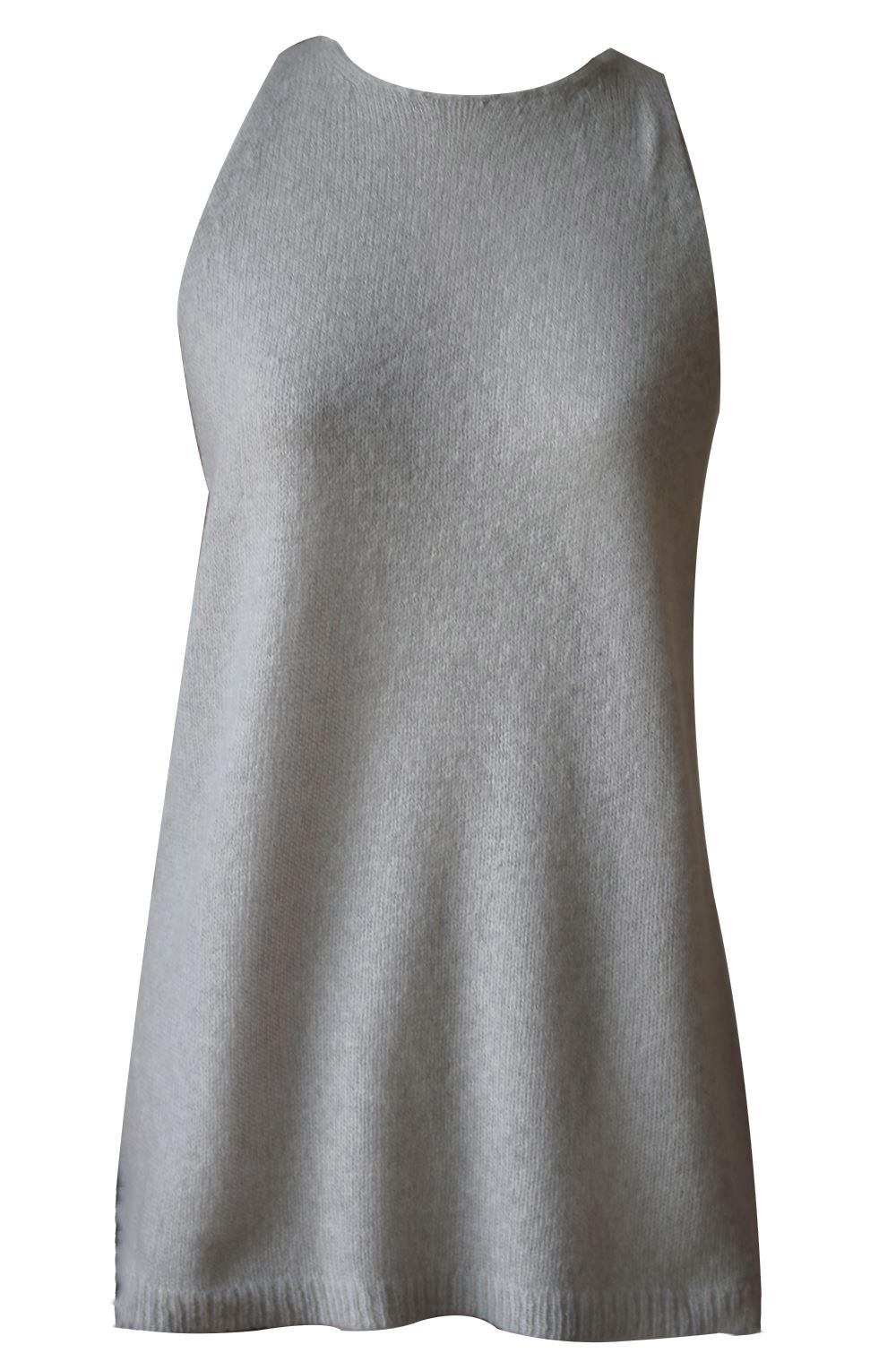 image of SOYER CASHMERE HALTER TANK TOP SMALL