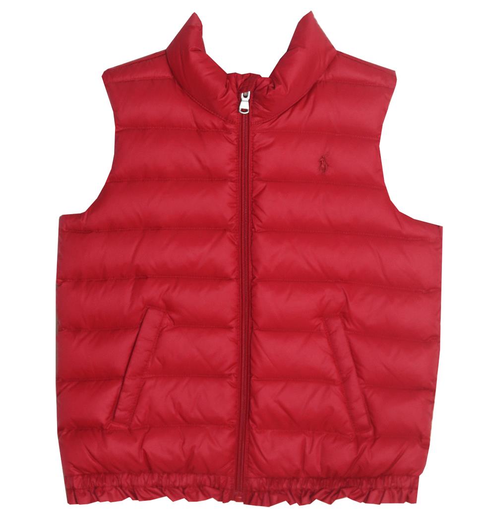 image of POLO RALPH LAUREN KIDS GIRLS PADDED GILET 6 YEARS