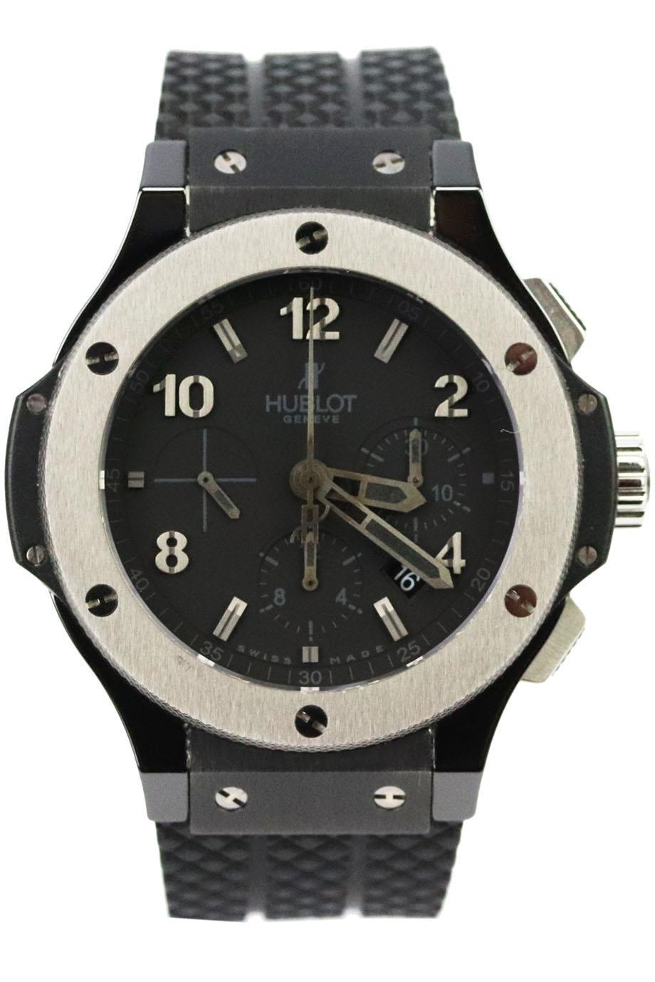 Image of HUBLOT BIG BANG CERAMIC CHRONOGRAPH BLACK ARABIT 44MM WRIST WATCH