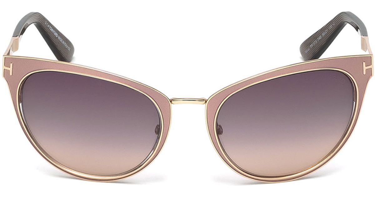 TOM FORD NINA CAT-EYE SUNGLASSES | Nikki Bradford