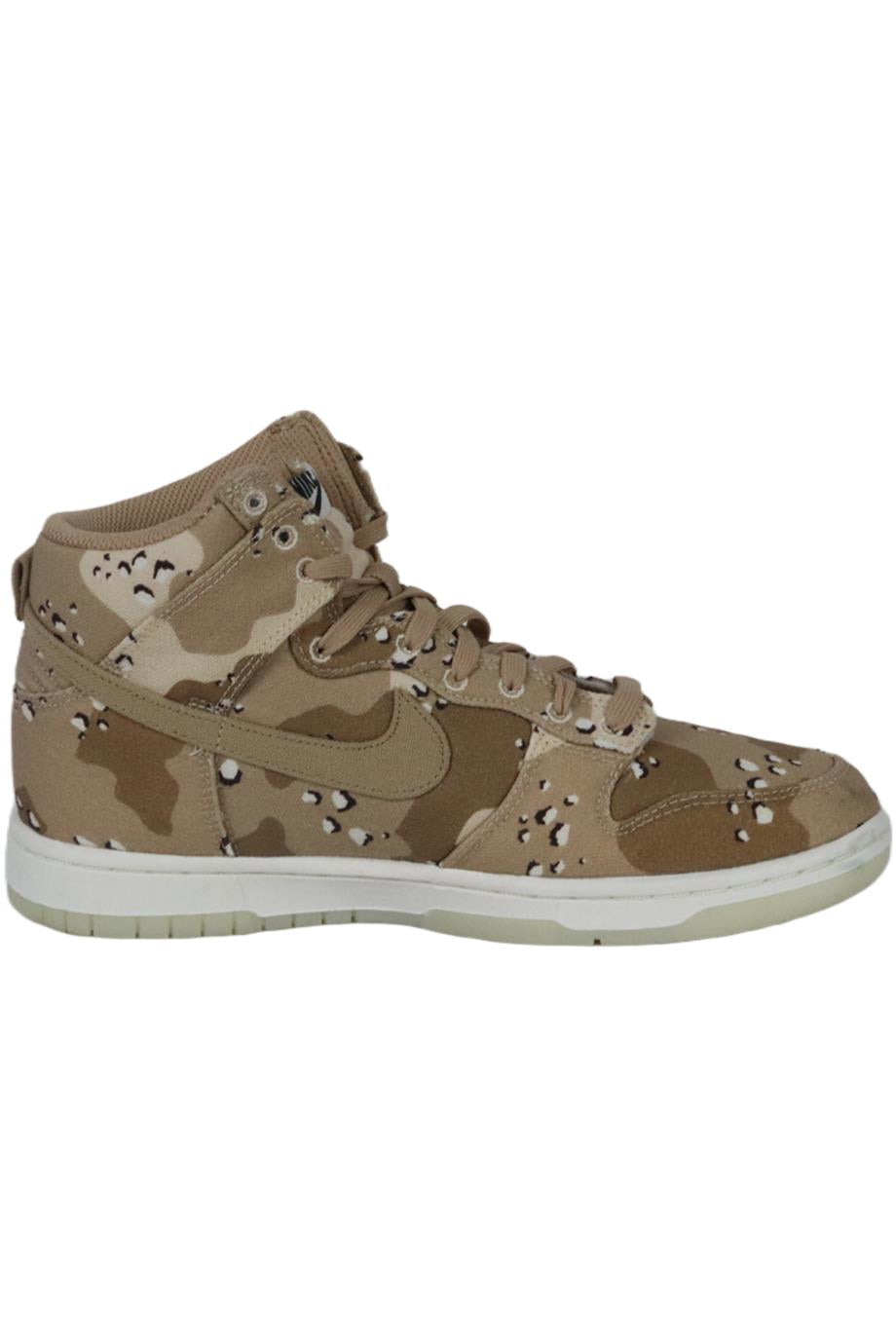 image of NIKE DUNK CAMOUFLAGE PRINT CANVAS HIGH TOP SNEAKERS EU 39 UK 5.5 US 8