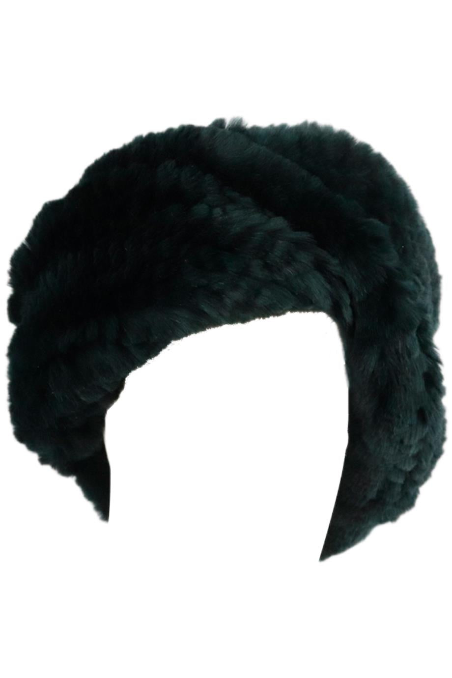 image of SHERRY CASSIN RABBIT FUR HEADBAND ONE SIZE