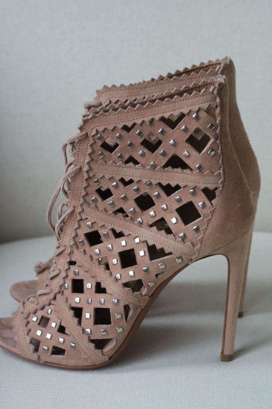 alaia nude heels