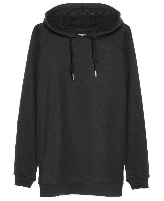 Image of ZOE KARSSEN BASIC BLACK TE HOODIE SMALL