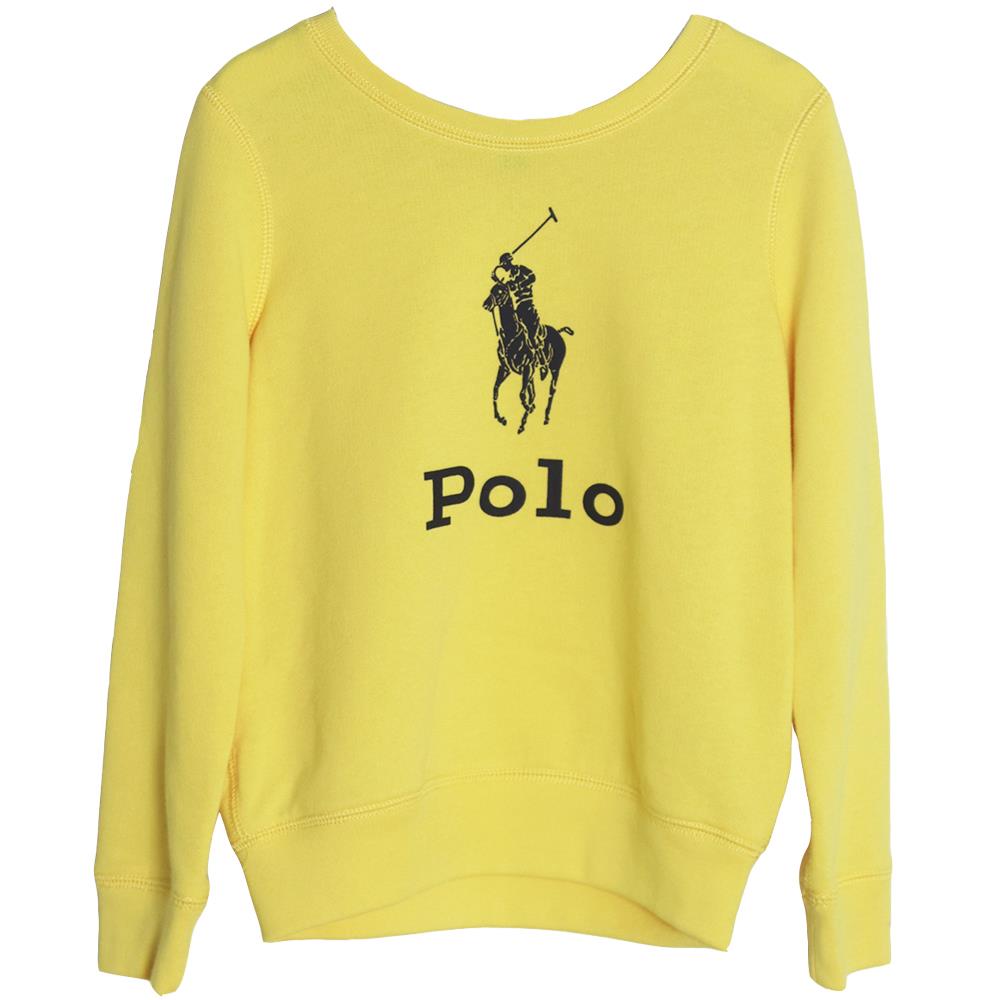 Image of POLO RALPH LAUREN KIDS GIRLS COTTON SWEATSHIRT 6 YEARS