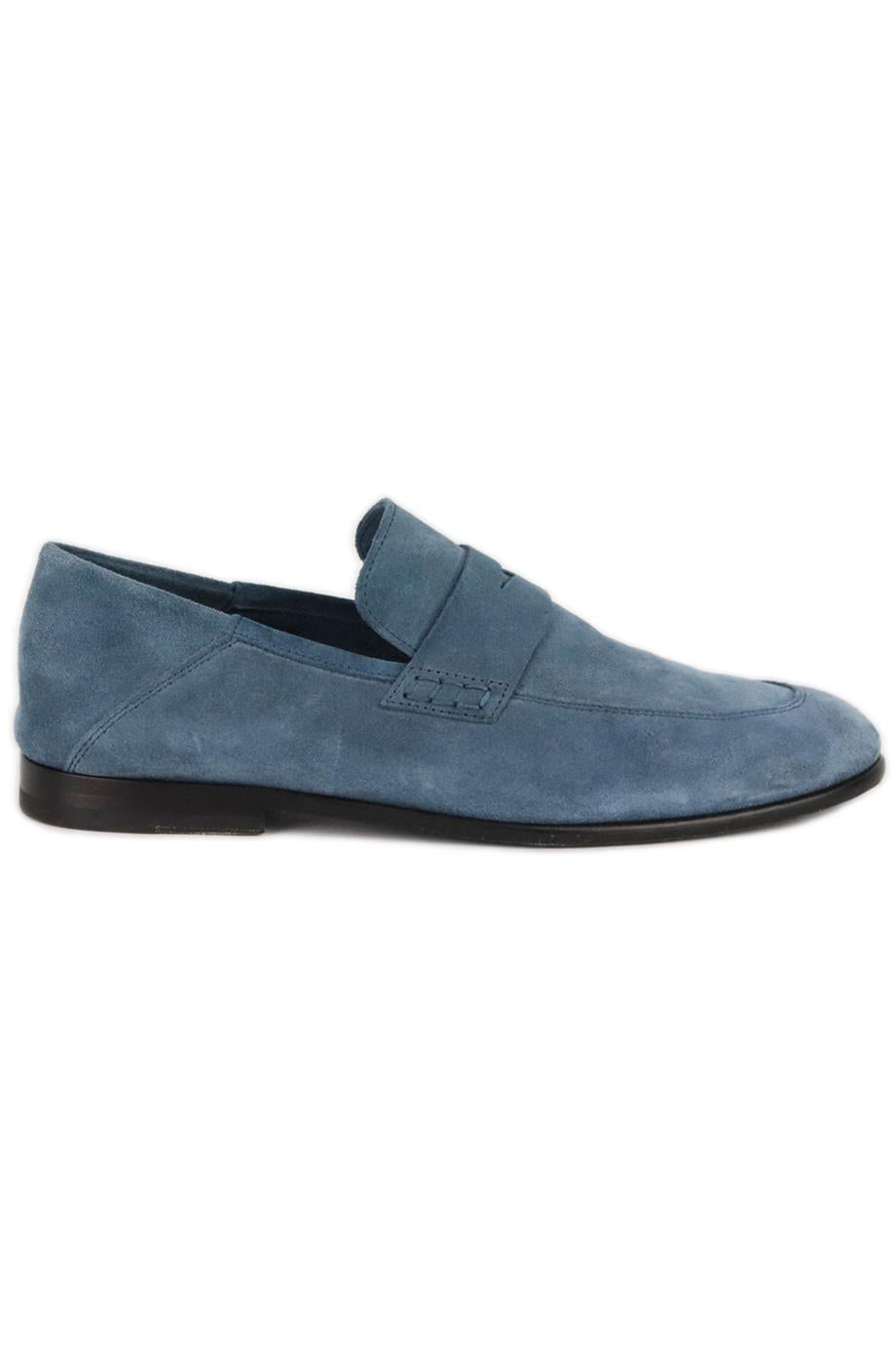 image of HARRYS OF LONDON MEN'S SUEDE LOAFERS EU 41.5 UK 7.5 US 8.5