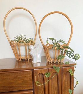 Viridi Vintage bamboo baskets 