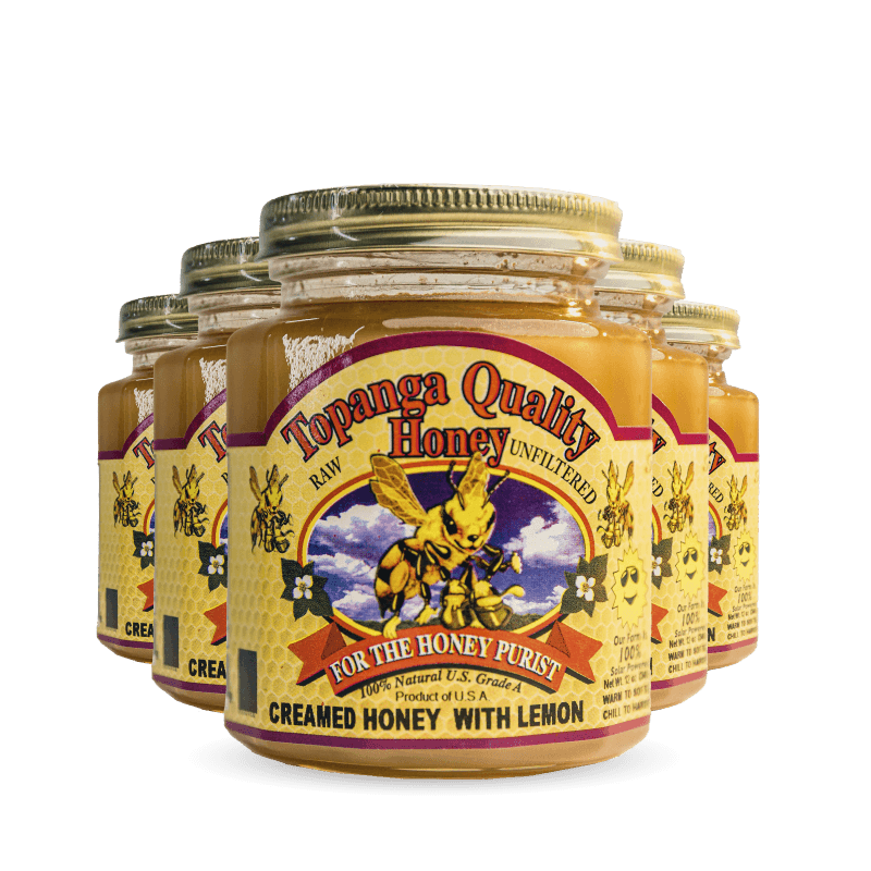 100% Pure Raw Chunk Honey Comb in Jar of Raw Honey 1 Lb. 