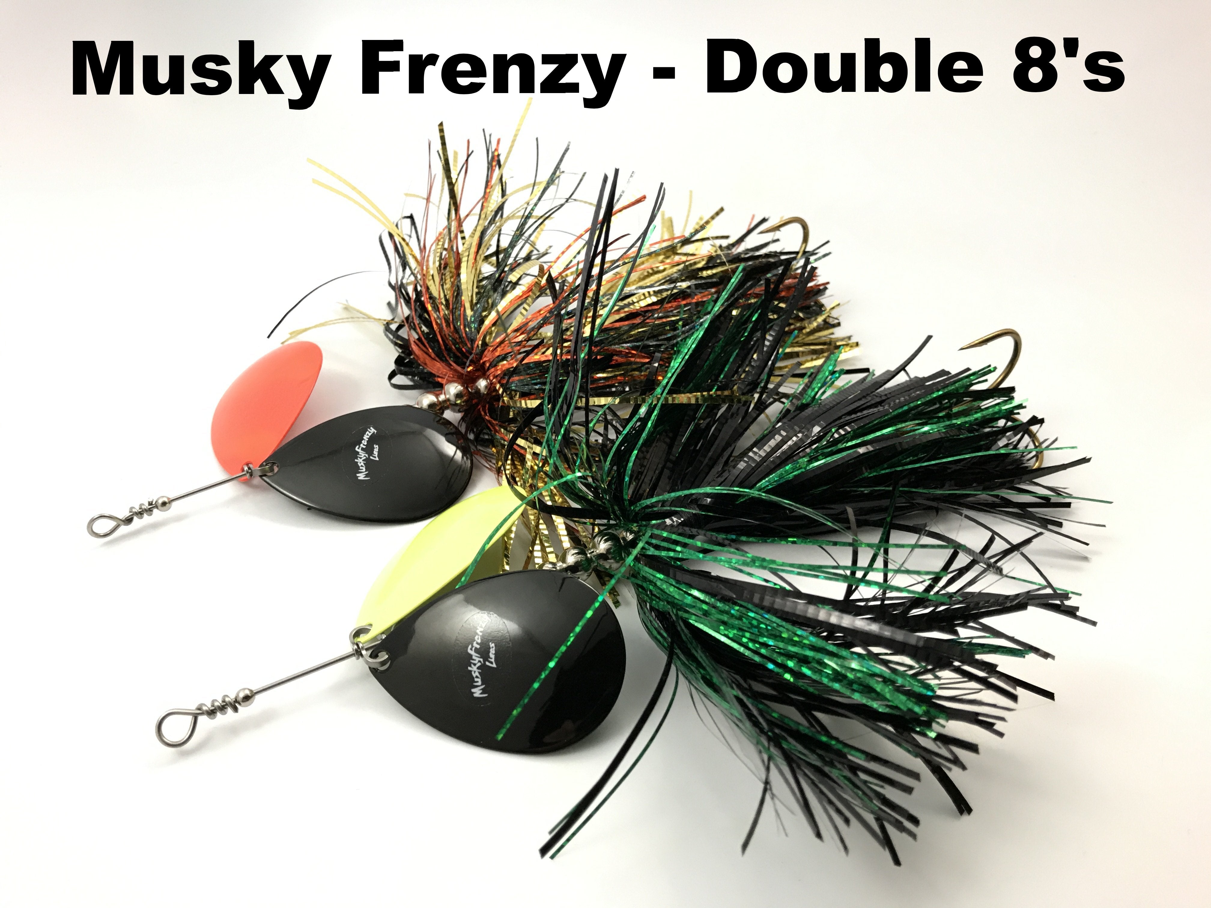 Musky Frenzy Lures Apache Double 10's – Team Rhino Outdoors LLC