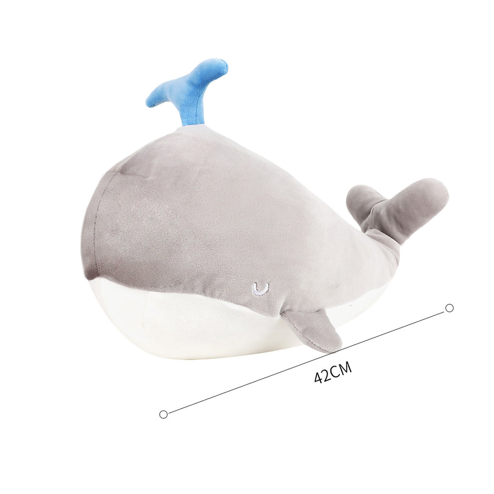 miniso whale stuffed toy