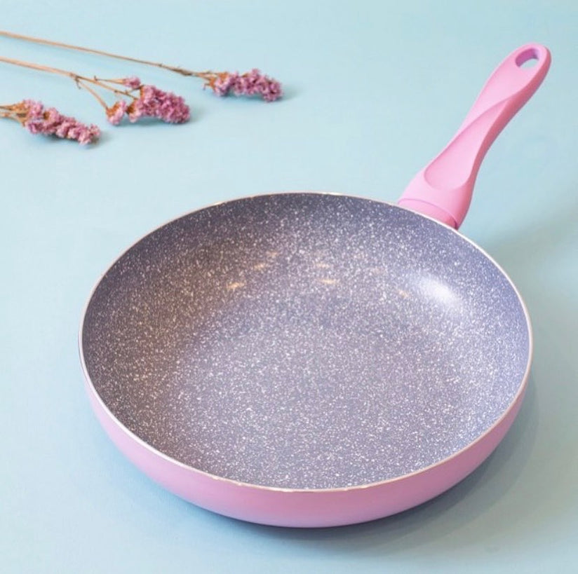  MINISO  Ceramic Coated Frying  Pan  11 Pink  Miniso  CA