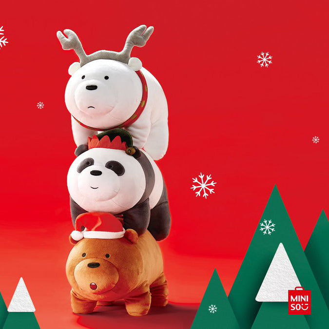 MINISO x We Bare Bears - Christmas Series Plush Toy ...